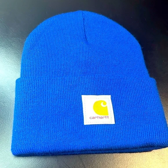 Euc: carhartt beanee hat blue color - Picture 1 of 4